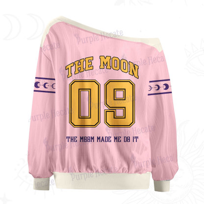 Purplehecate The Moon Made Me Do It Off The Shoulder Graphic Jersey