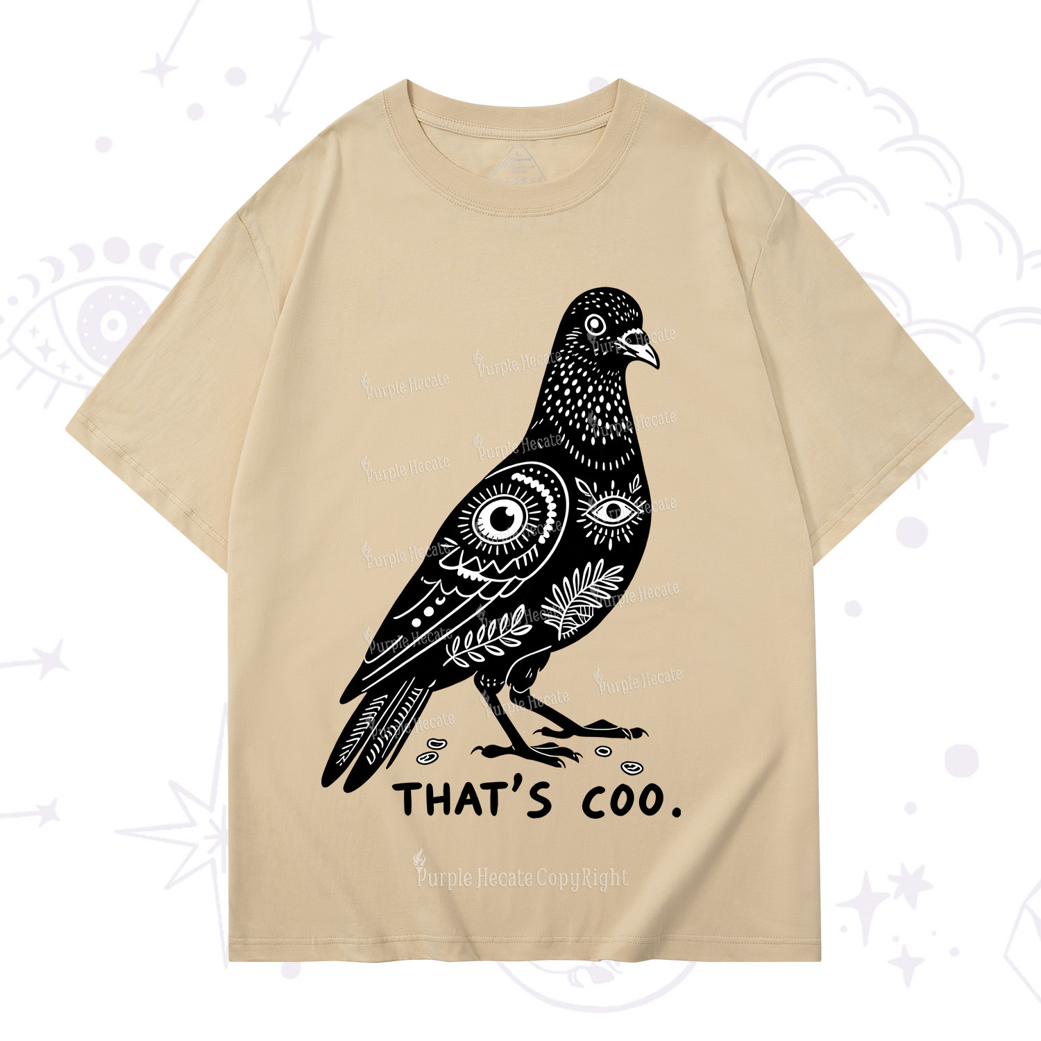 Purplehecate That's Coo Pigeon T-Shirt