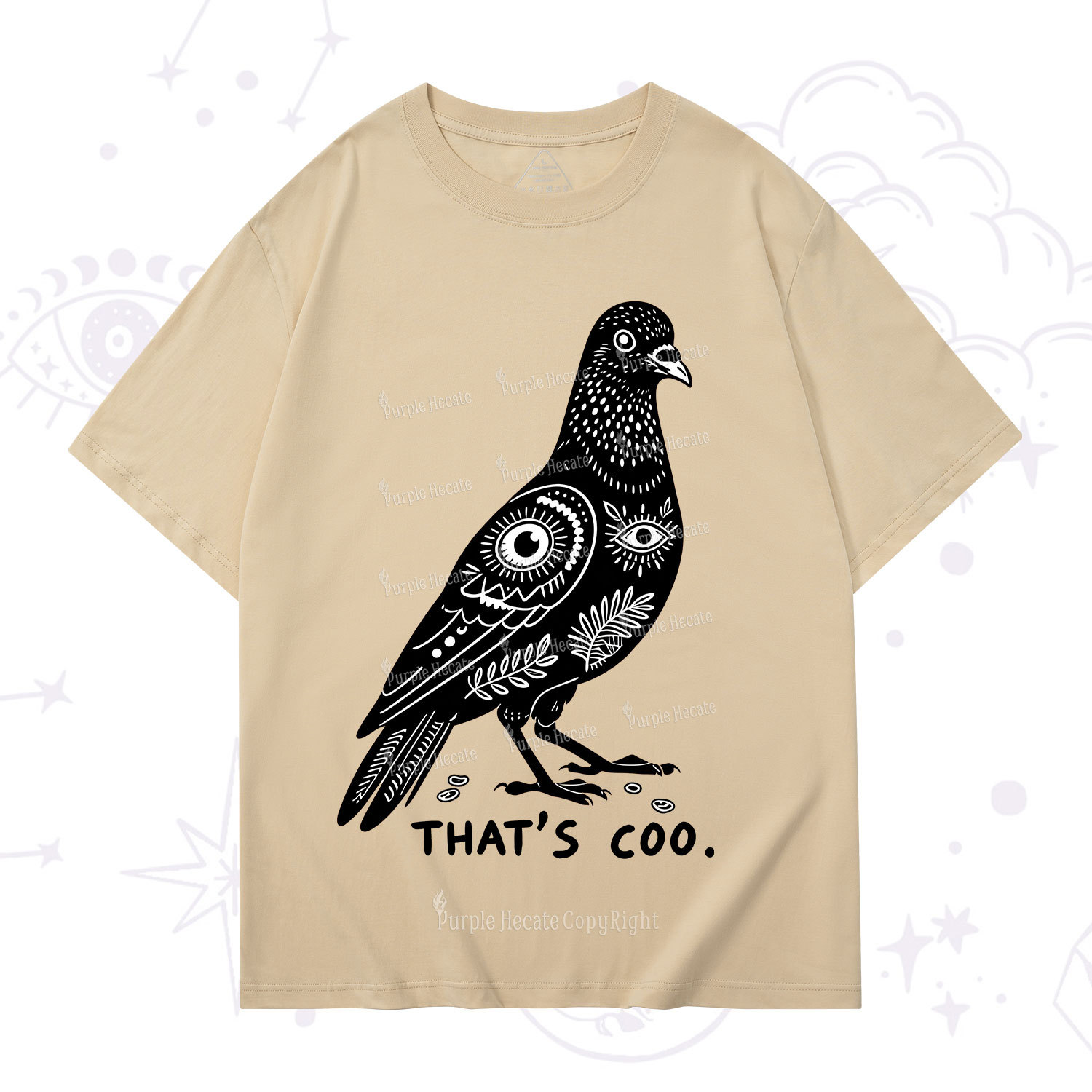 Purplehecate That's Coo Pigeon T-Shirt