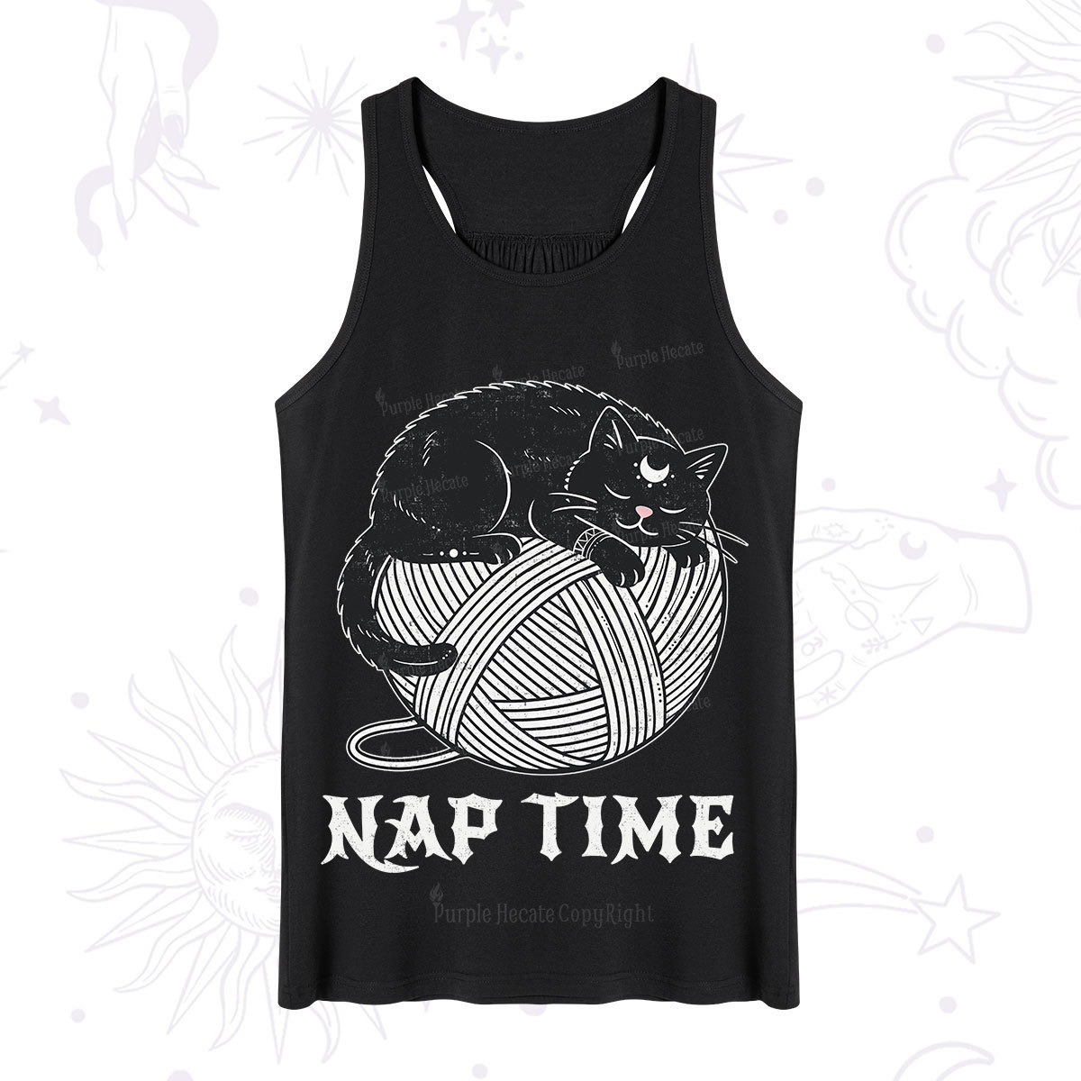 Purplehecate Nap Time Cat Tank