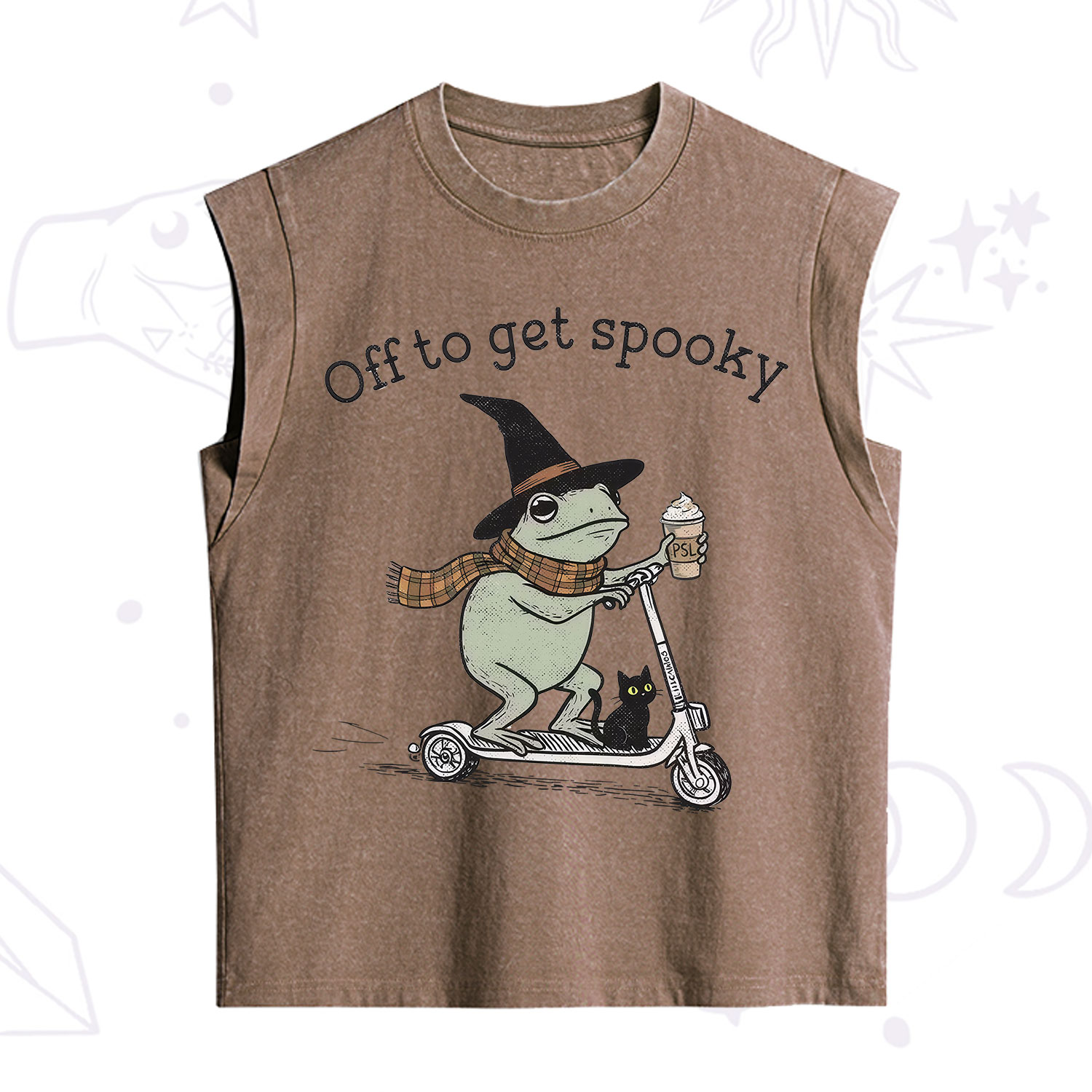 Purplehecate Off to get Spooky Halloween Forg Vintage Washed Tank