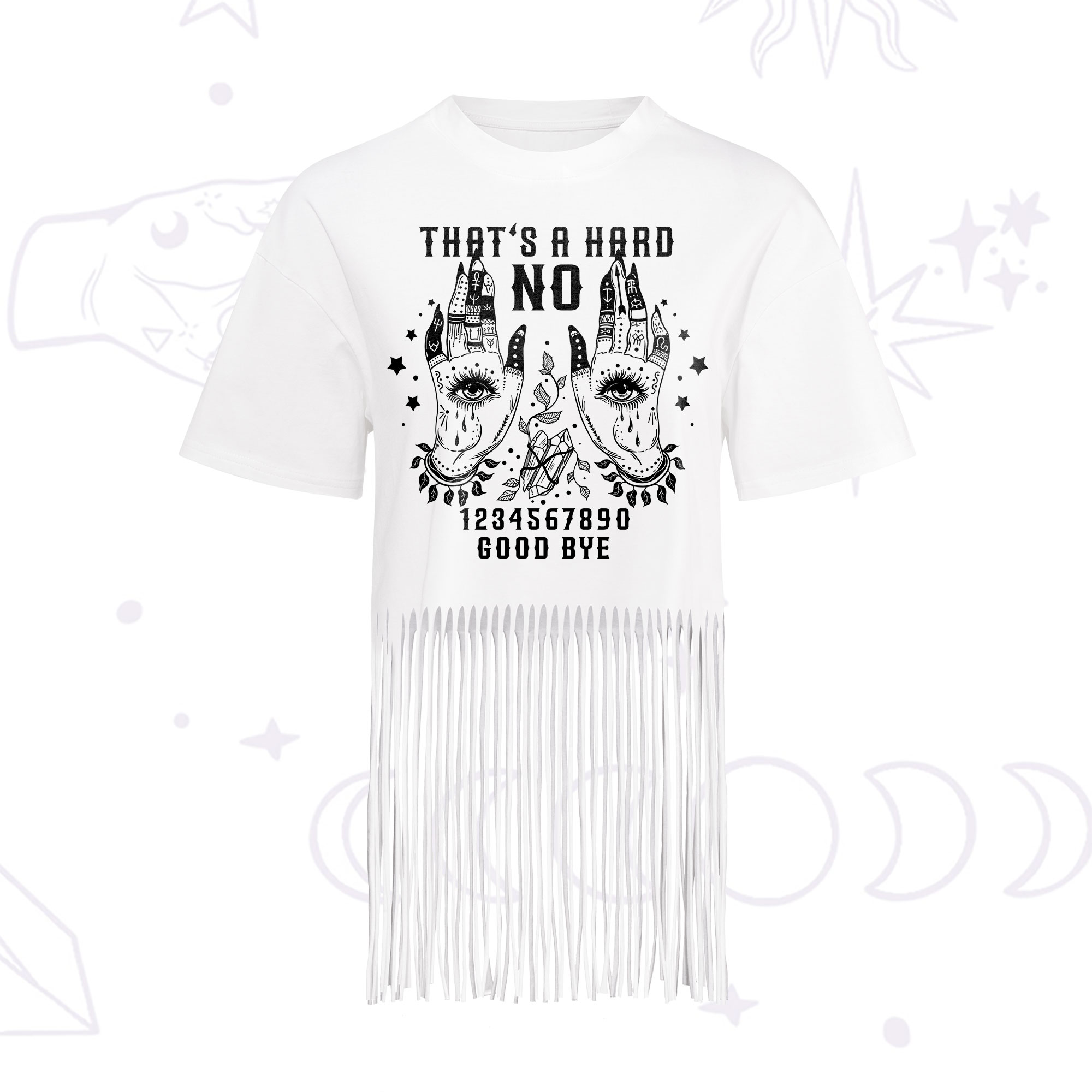 Purplehecate That's A Haro No Fringe Hem T-Shirt