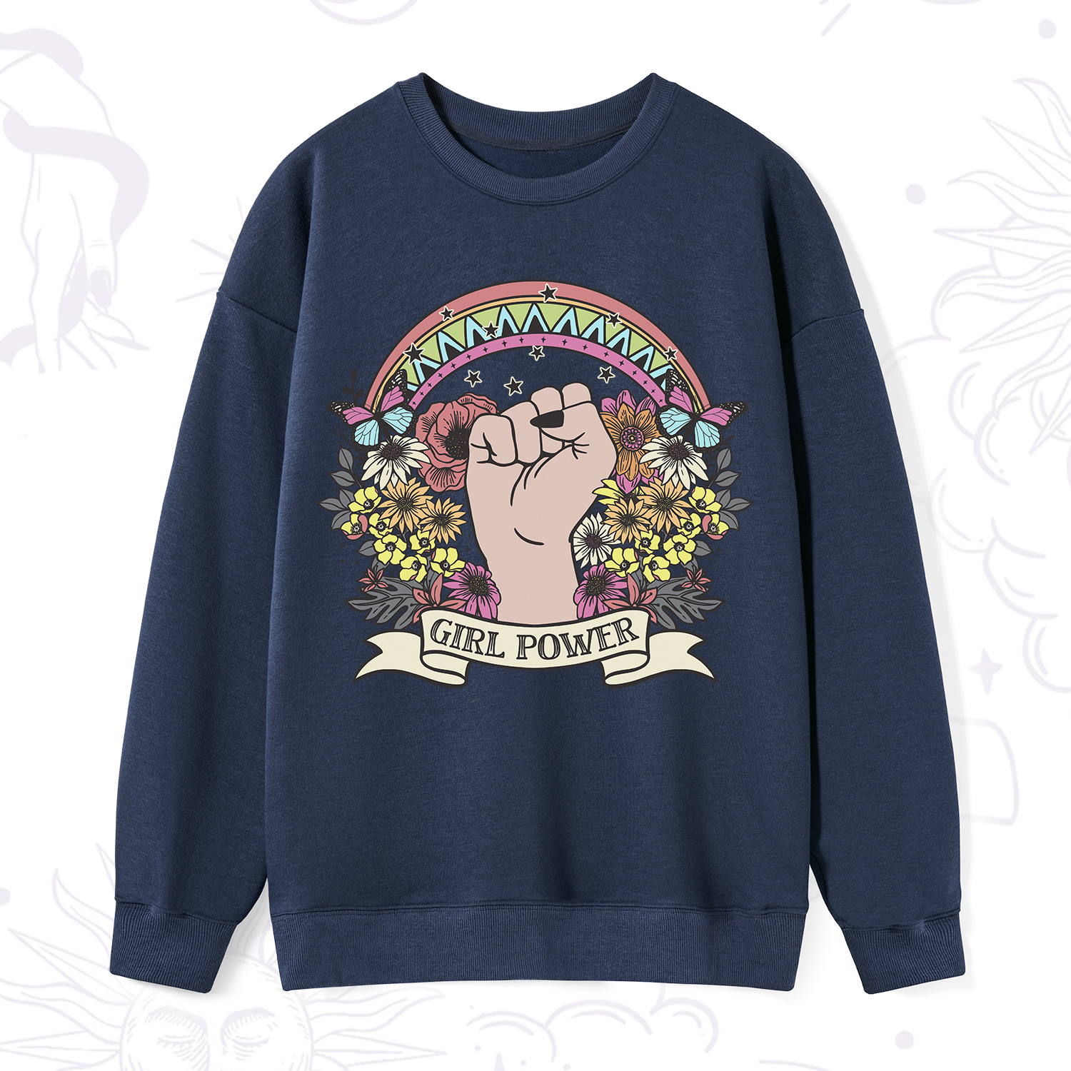 Purplehecate Girl Power Sweatshirt