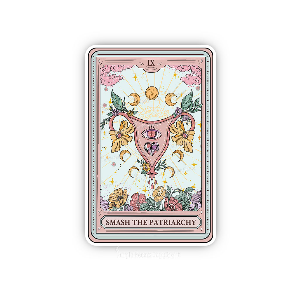 Purplehecate The Smash the Patriarchy Sticker
