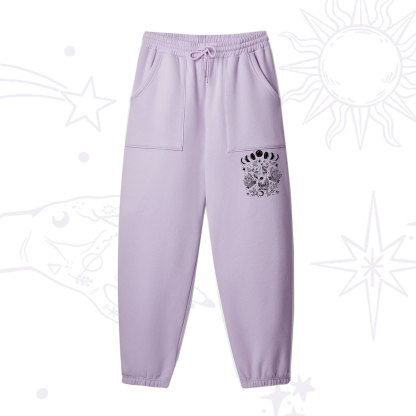 Purplehecate Reach For The Moon Fleece Sweatpants