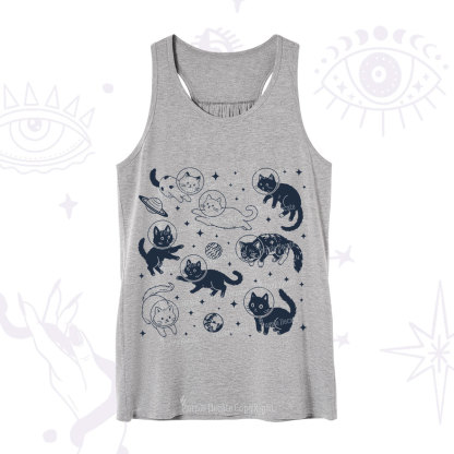 Purplehecate Cats in Space Tank