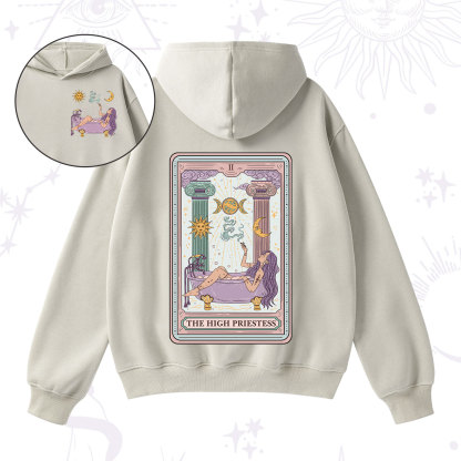 Purplehecate The High Priestess Tarot Fleece Hoodie Suit