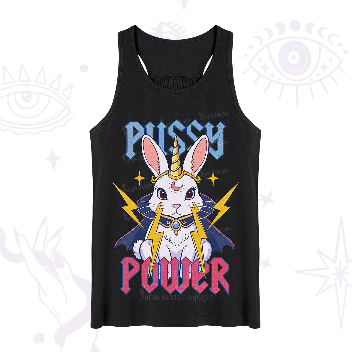 Purplehecate Pussy Power Magic Bunny Tank
