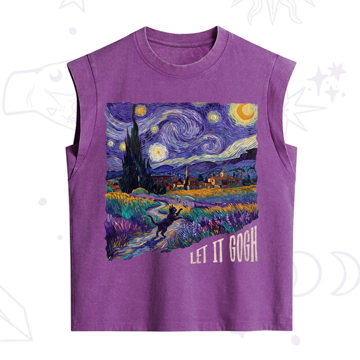 Purplehecate Let It Gogh Vintage Washed Tank