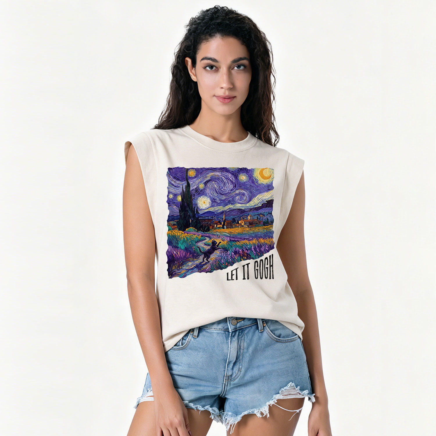 Purplehecate Let It Gogh Vintage Washed Tank