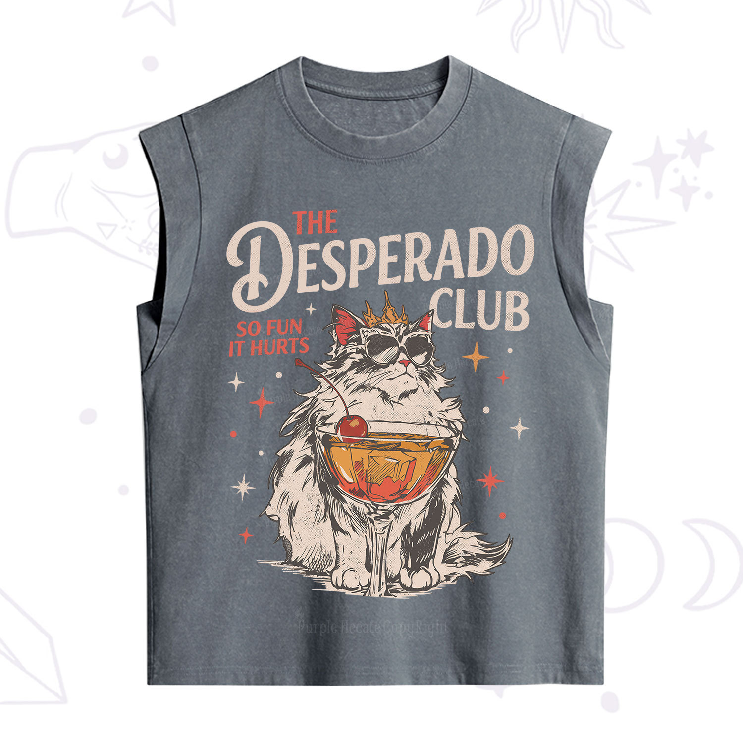 Purplehecate The Desperado Club Vintage Gang Vintage Washed Tank
