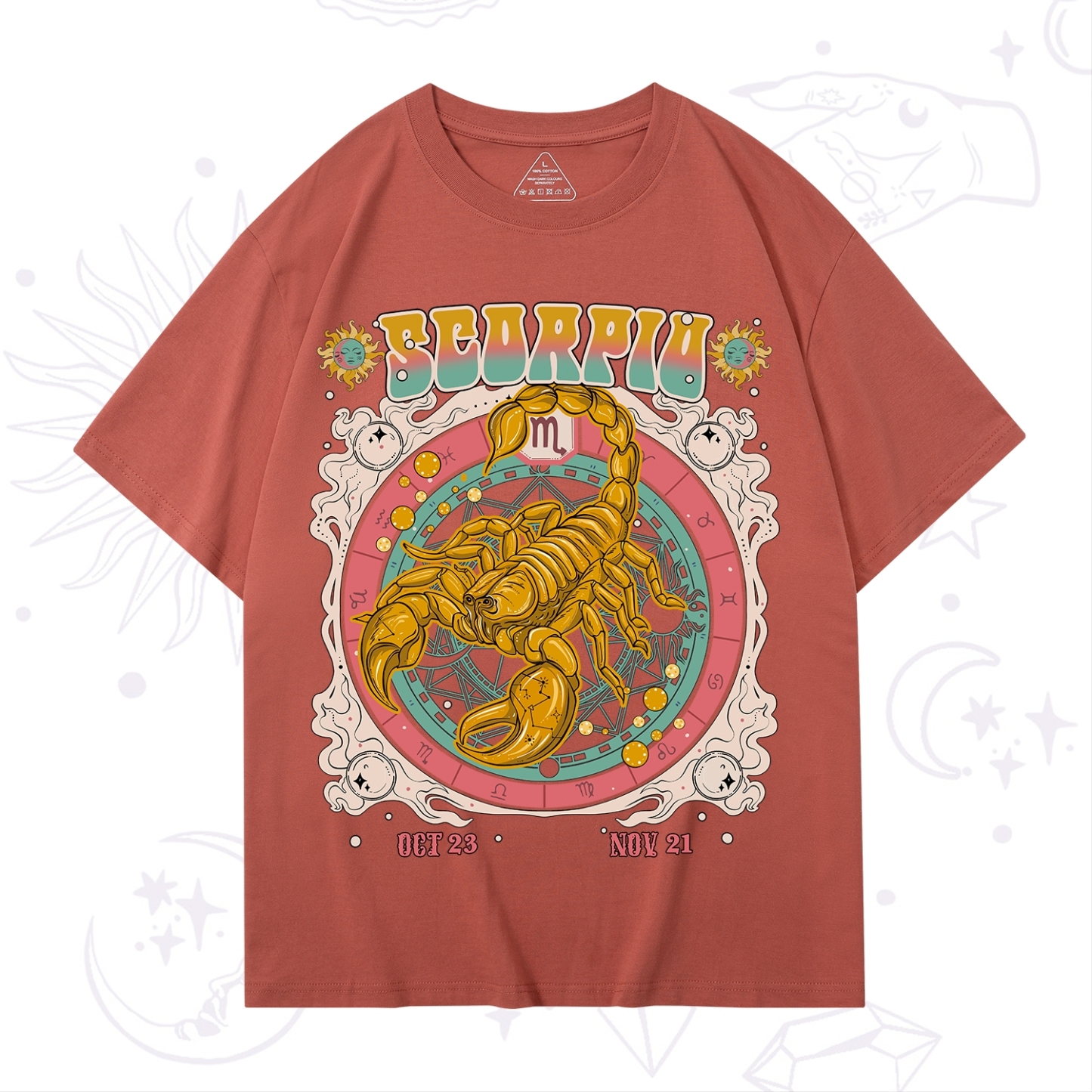 Purplehecate Scorpio Cosmic Zodiac T-Shirt