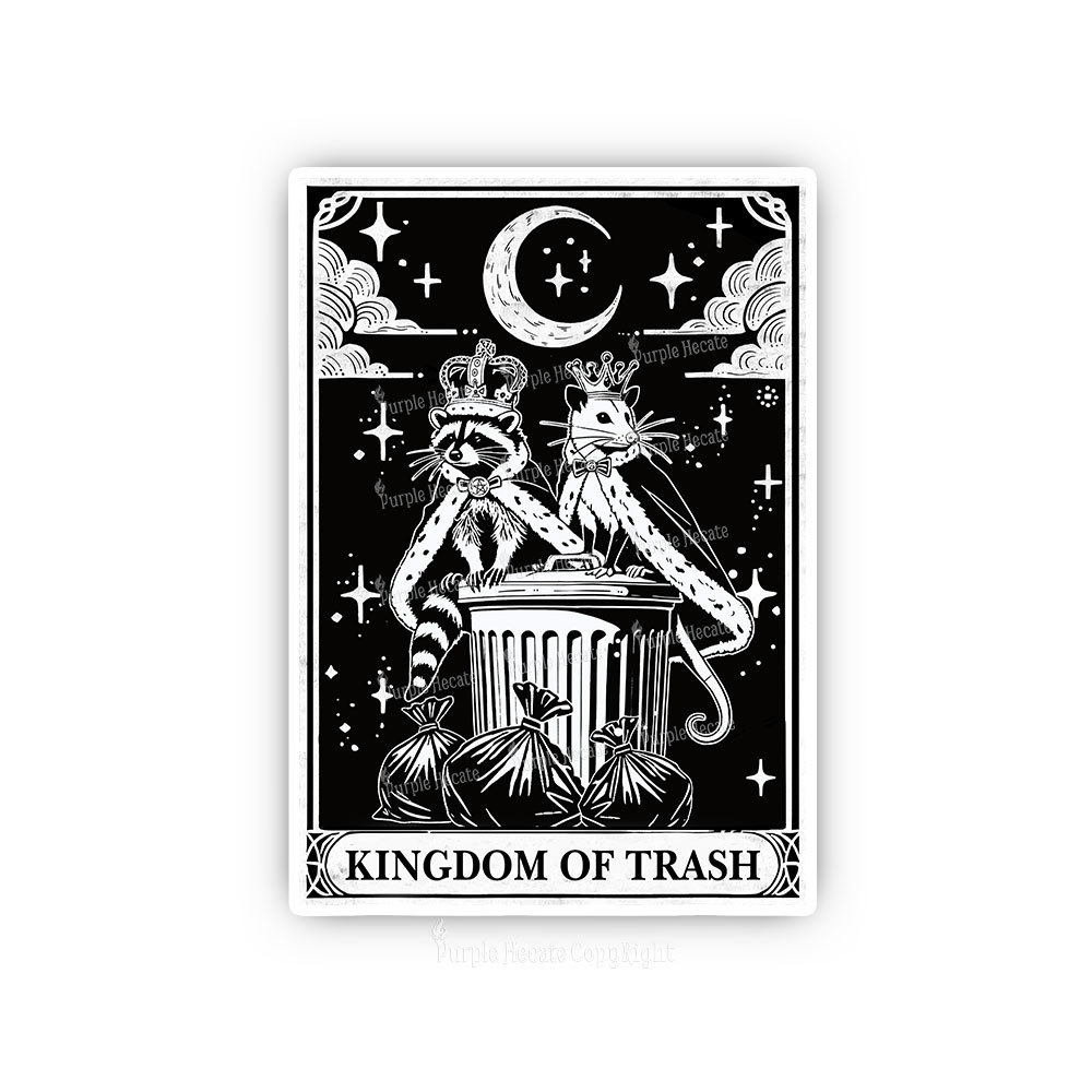 Purplehecate The Kingdom Of Trash Tarot Sticker