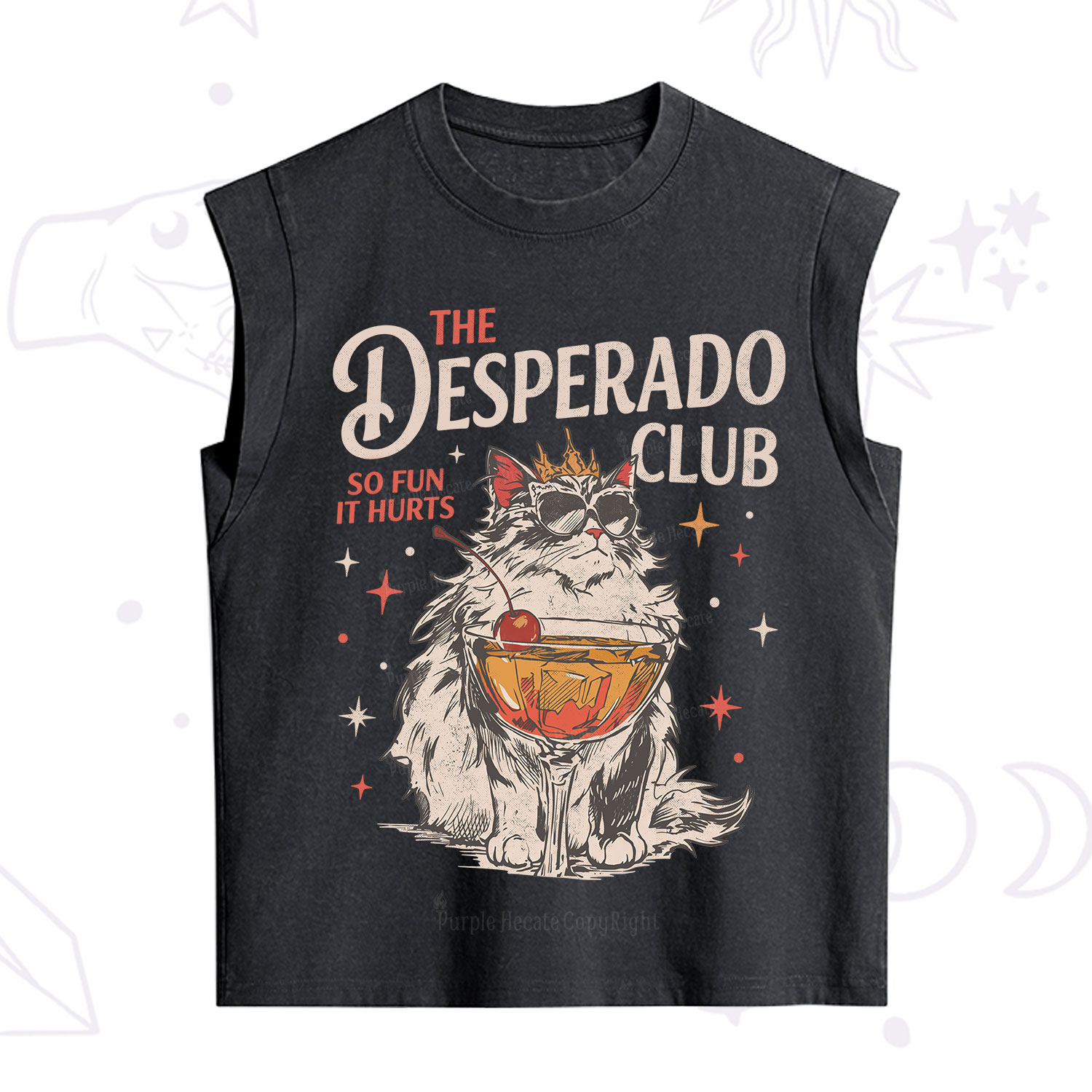 Purplehecate The Desperado Club Vintage Gang Vintage Washed Tank