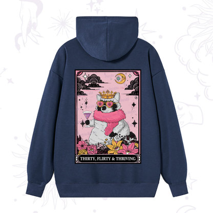 Purplehecate The Thirty Flirty Thriving Oracle Card Hoodie