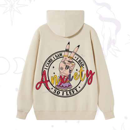 Purplehecate I Had Anxiety So I Left Hoodie