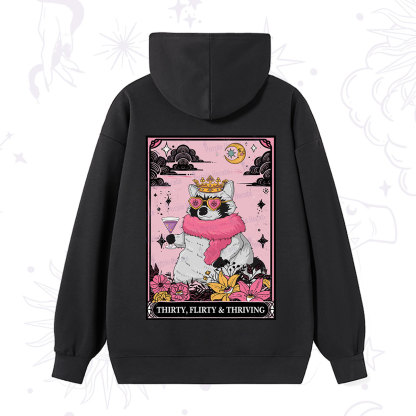 Purplehecate The Thirty Flirty Thriving Oracle Card Hoodie