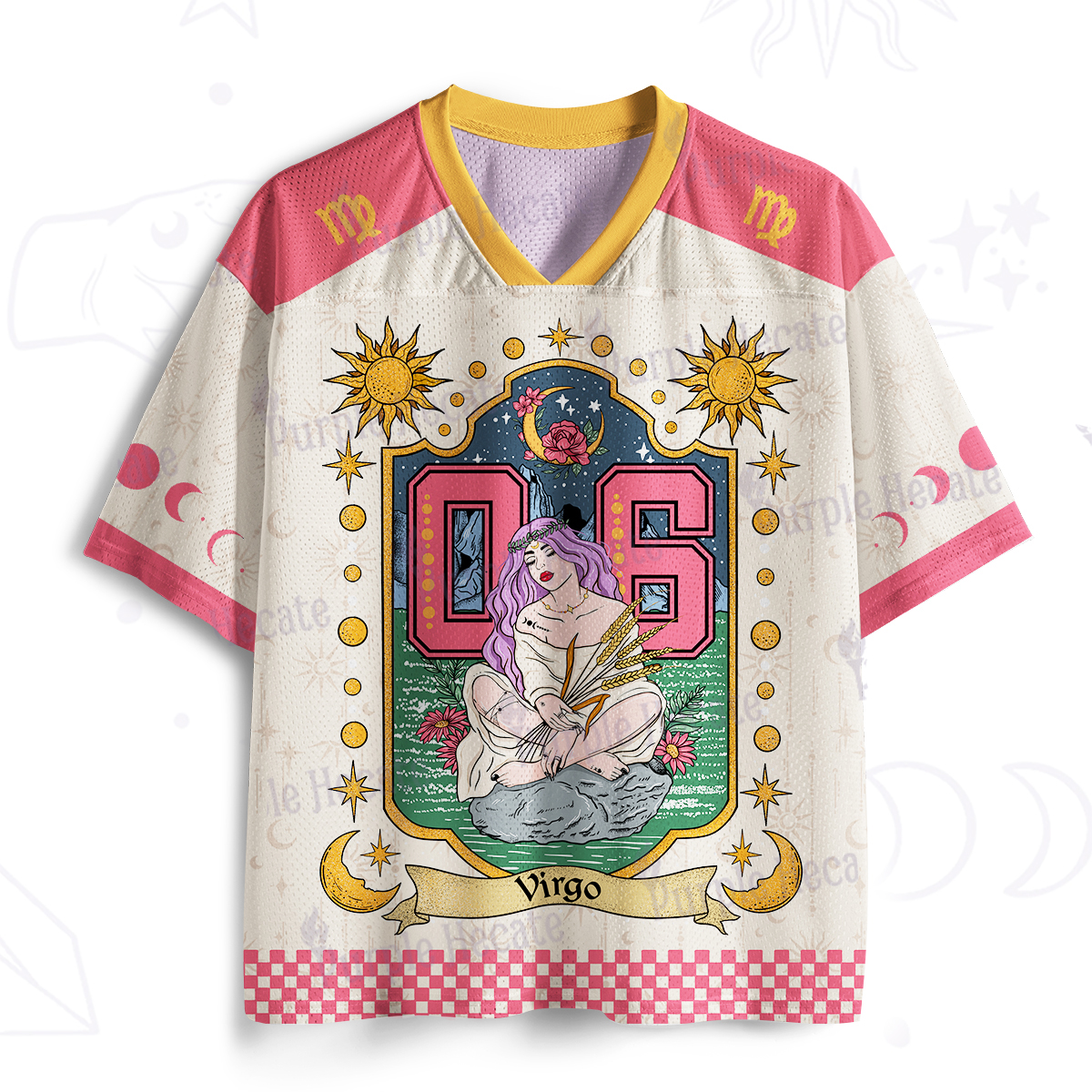 Purplehecate Virgo Zodiac Mesh Jersey
