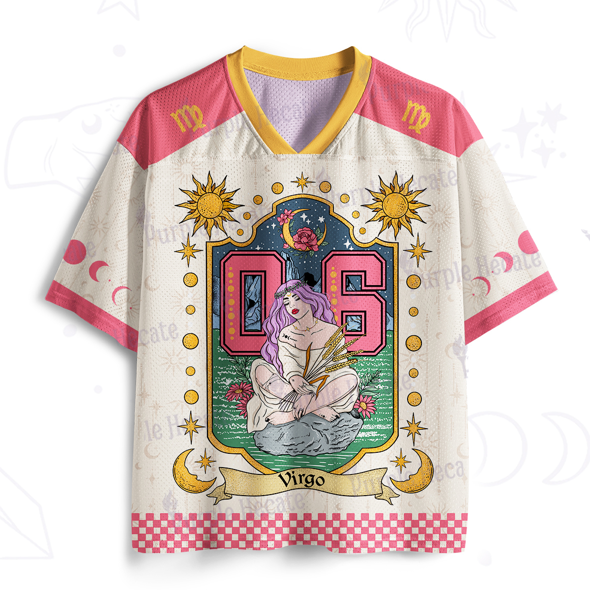 Purplehecate Virgo Zodiac Mesh Jersey