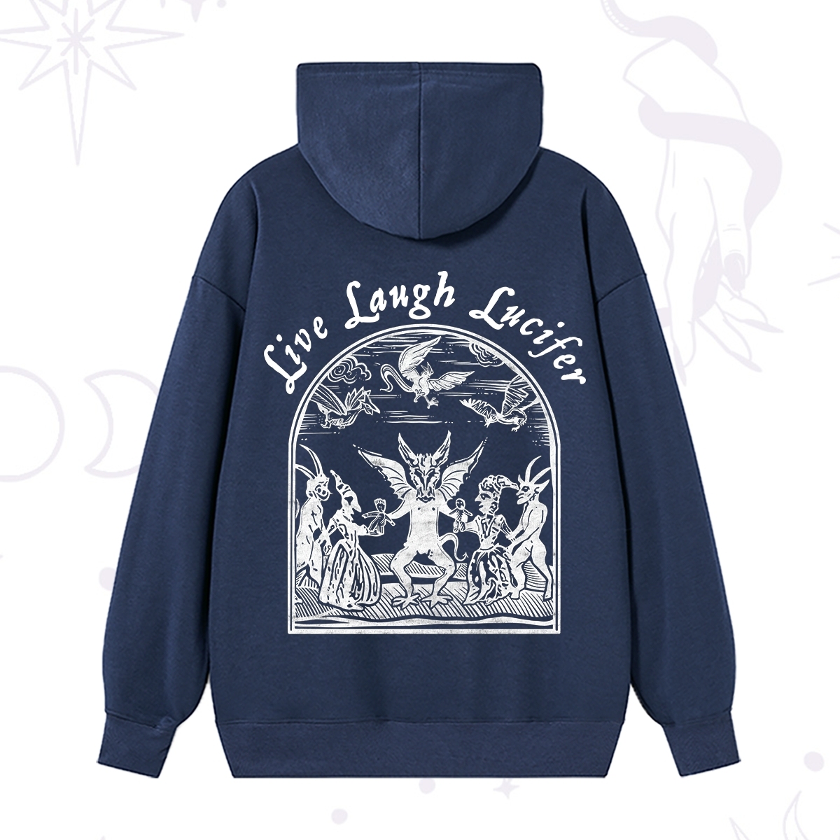 Purplehecate Live Laugh Lucifer Hoodie
