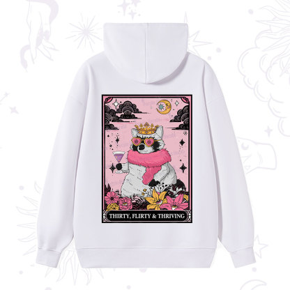 Purplehecate The Thirty Flirty Thriving Oracle Card Hoodie