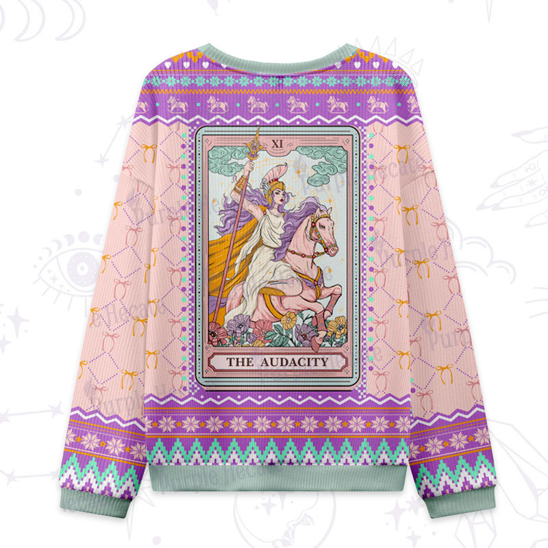 Purplehecate The Audacity Goddess Ugly Christmas Sweatshirts