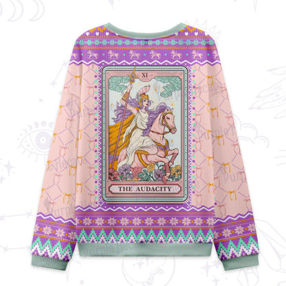 Purplehecate The Audacity Goddess Ugly Christmas Sweatshirts