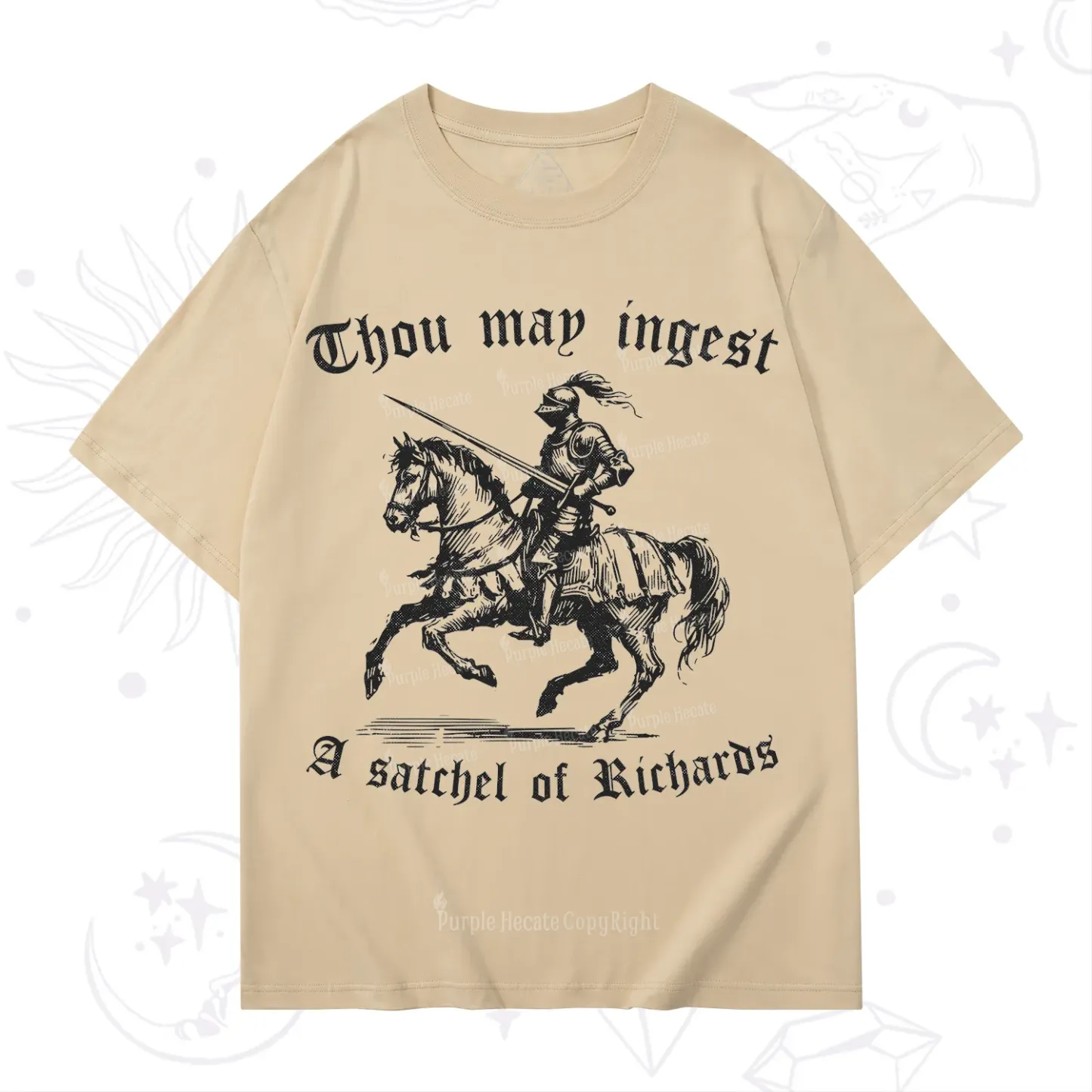 Purplehecate Thou May Ingest A Satchel of Richards T-Shirt
