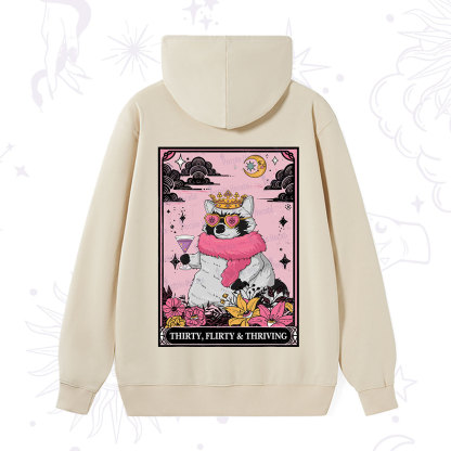 Purplehecate The Thirty Flirty Thriving Oracle Card Hoodie