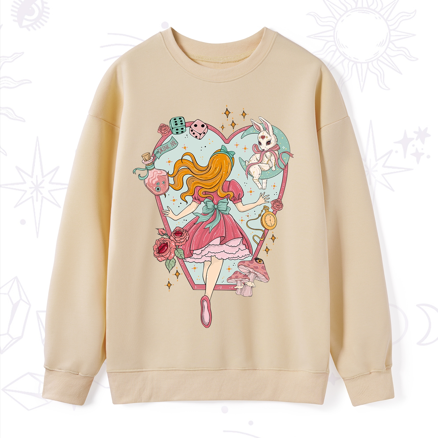 Purplehecate Alice's Secret Garden Sweatshirt