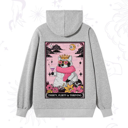 Purplehecate The Thirty Flirty Thriving Oracle Card Hoodie