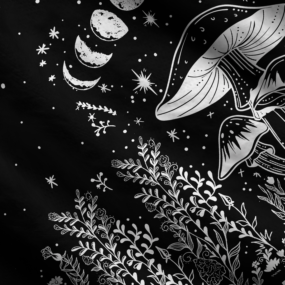 Purplehecate Celestial Frog Mushrooms One Shoulder Sweaters