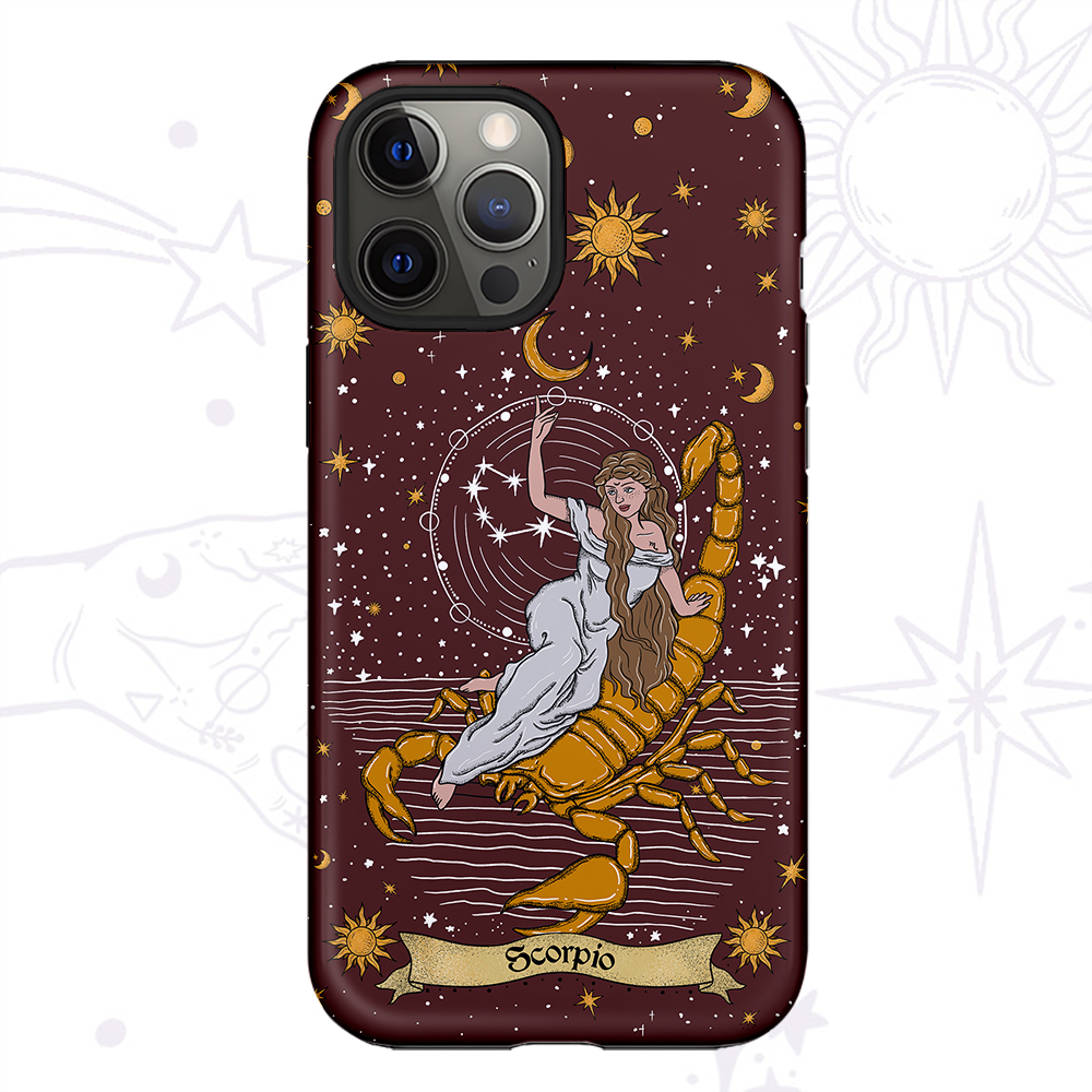 Purplehecate Scorpio Zodiac Phone Case