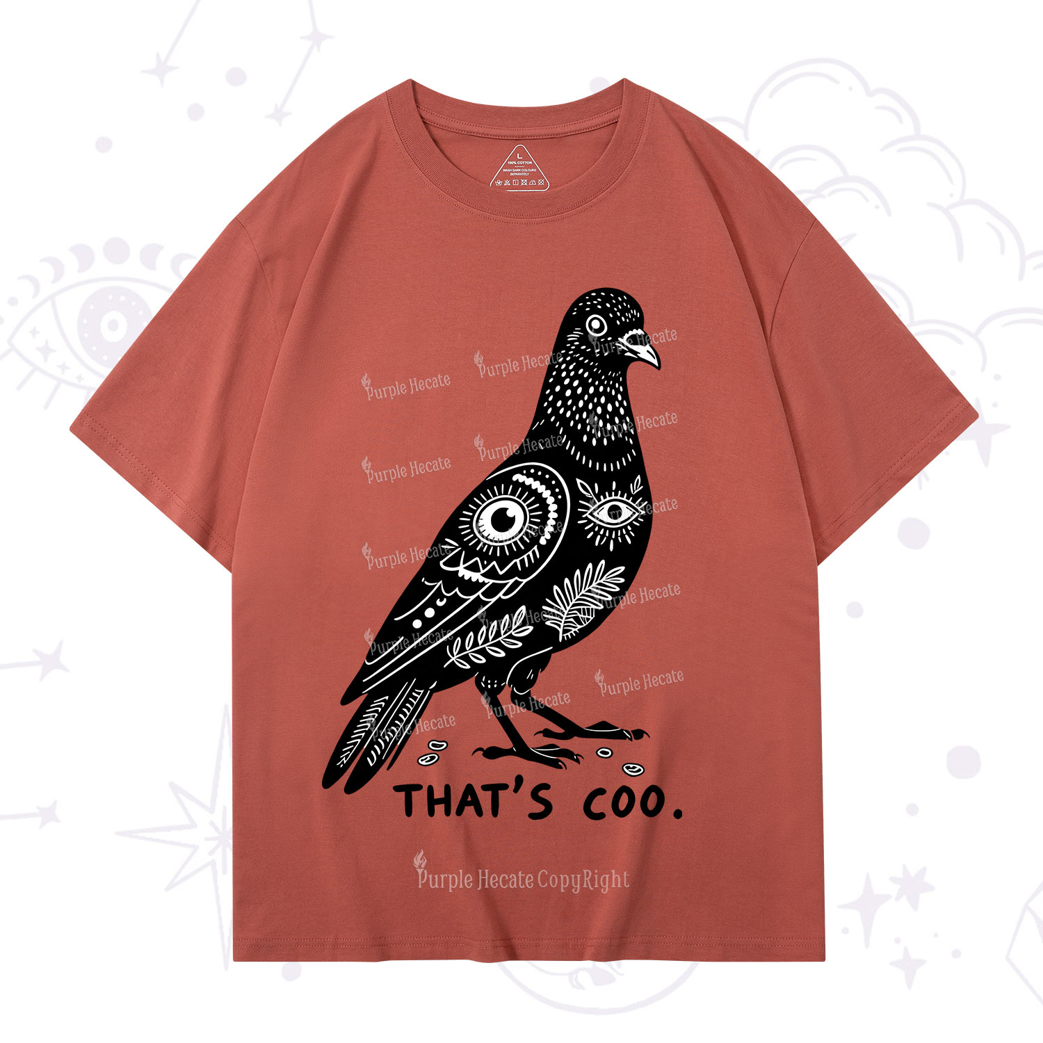 Purplehecate That's Coo Pigeon T-Shirt