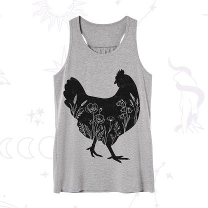 Purplehecate Floral Chicken Tank