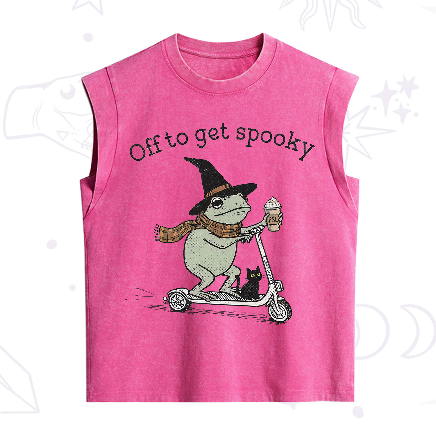 Purplehecate Off to get Spooky Halloween Forg Vintage Washed Tank