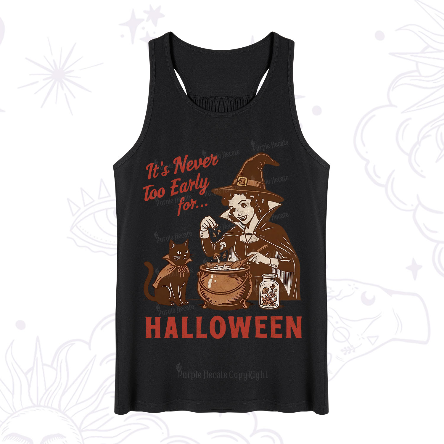 Purplehecate Never too Early for Halloween Tank
