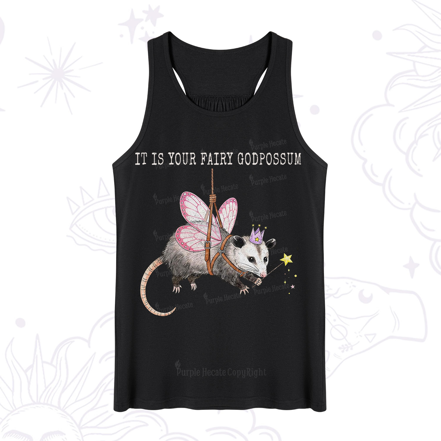 Purplehecate It Is Your Fairy Godpossum Tank