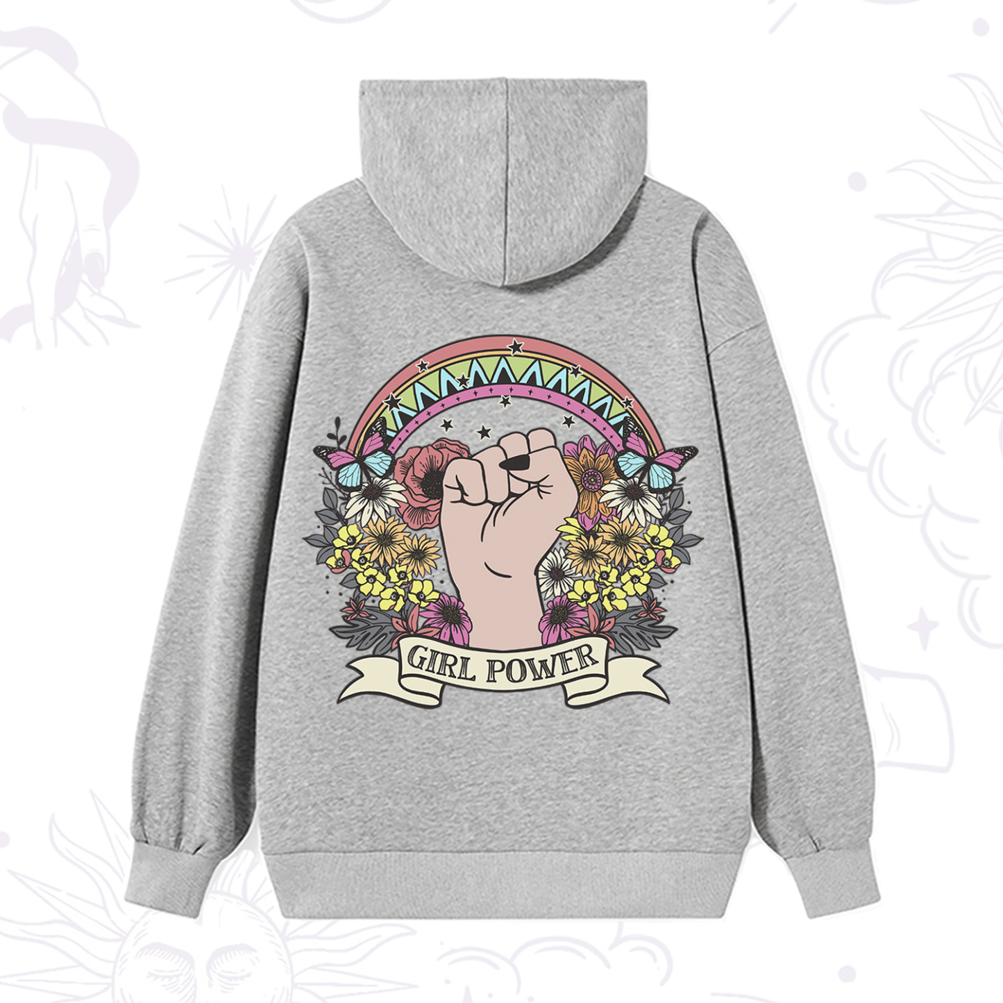 Purplehecate Girl Power Hoodie