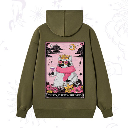 Purplehecate The Thirty Flirty Thriving Oracle Card Hoodie
