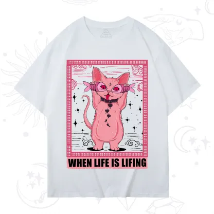 Purplehecate When Life Is Lifting T-Shirt