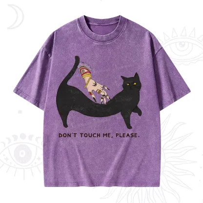 Purplehecate Don't Touch Me Washed T-Shirt