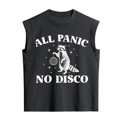 Purplehecate All Panic No Disco Vintage Washed Tank
