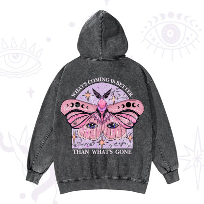 Purplehecate What's Coming Is Better Than What's Gone Washed Hoodie