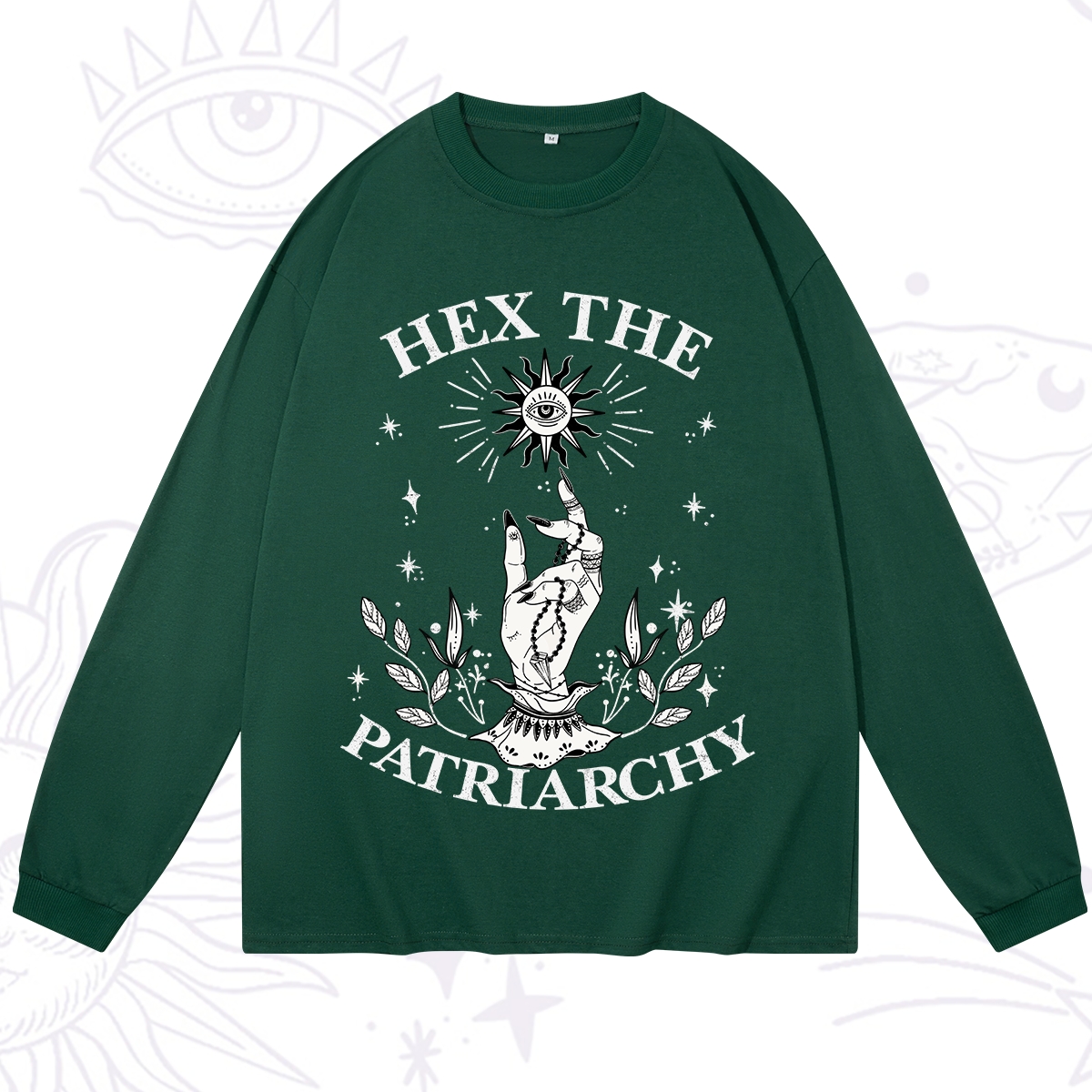 Purplehecate Smash The Patriarchy Long Sleeve T-Shirt