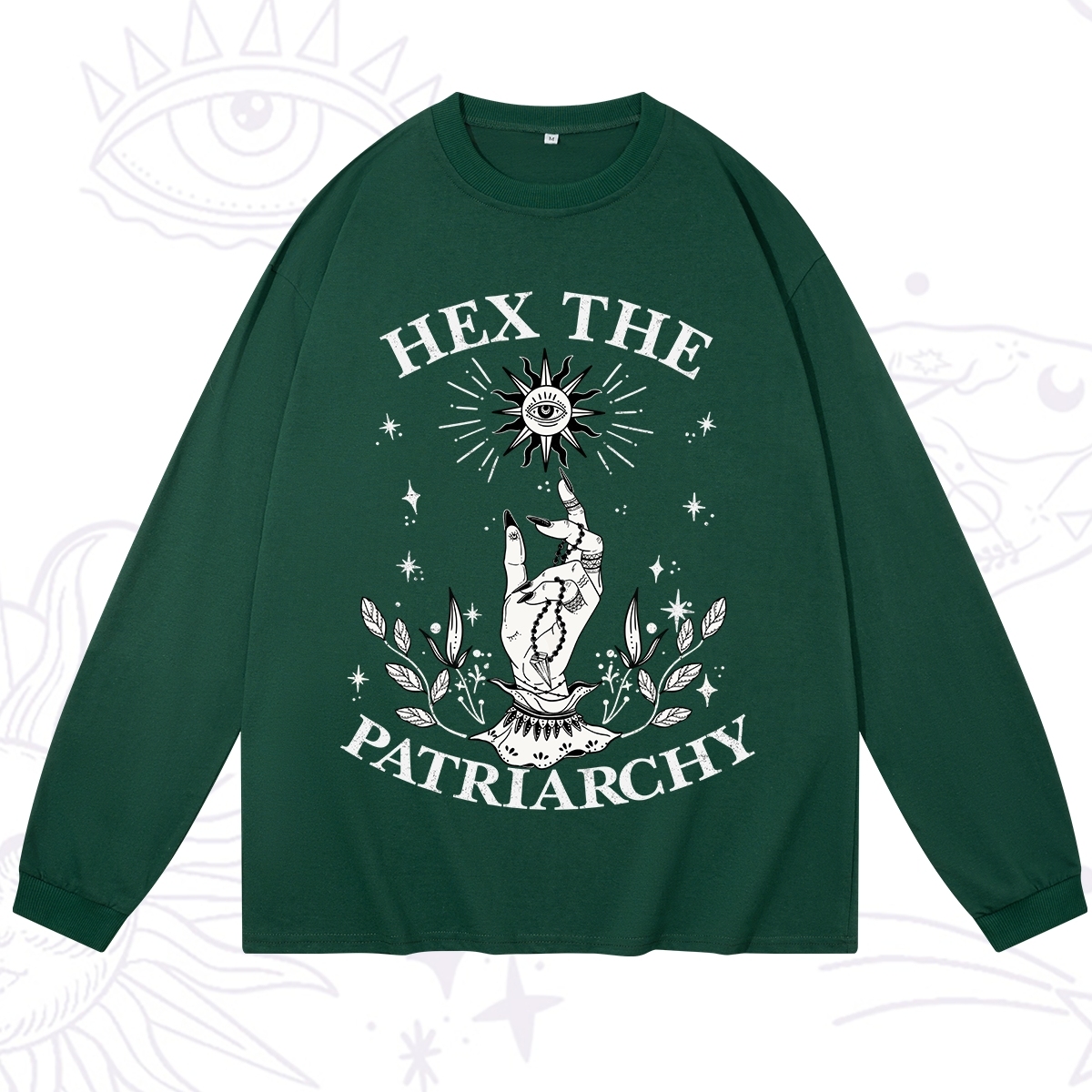 Purplehecate Smash The Patriarchy Long Sleeve T-Shirt