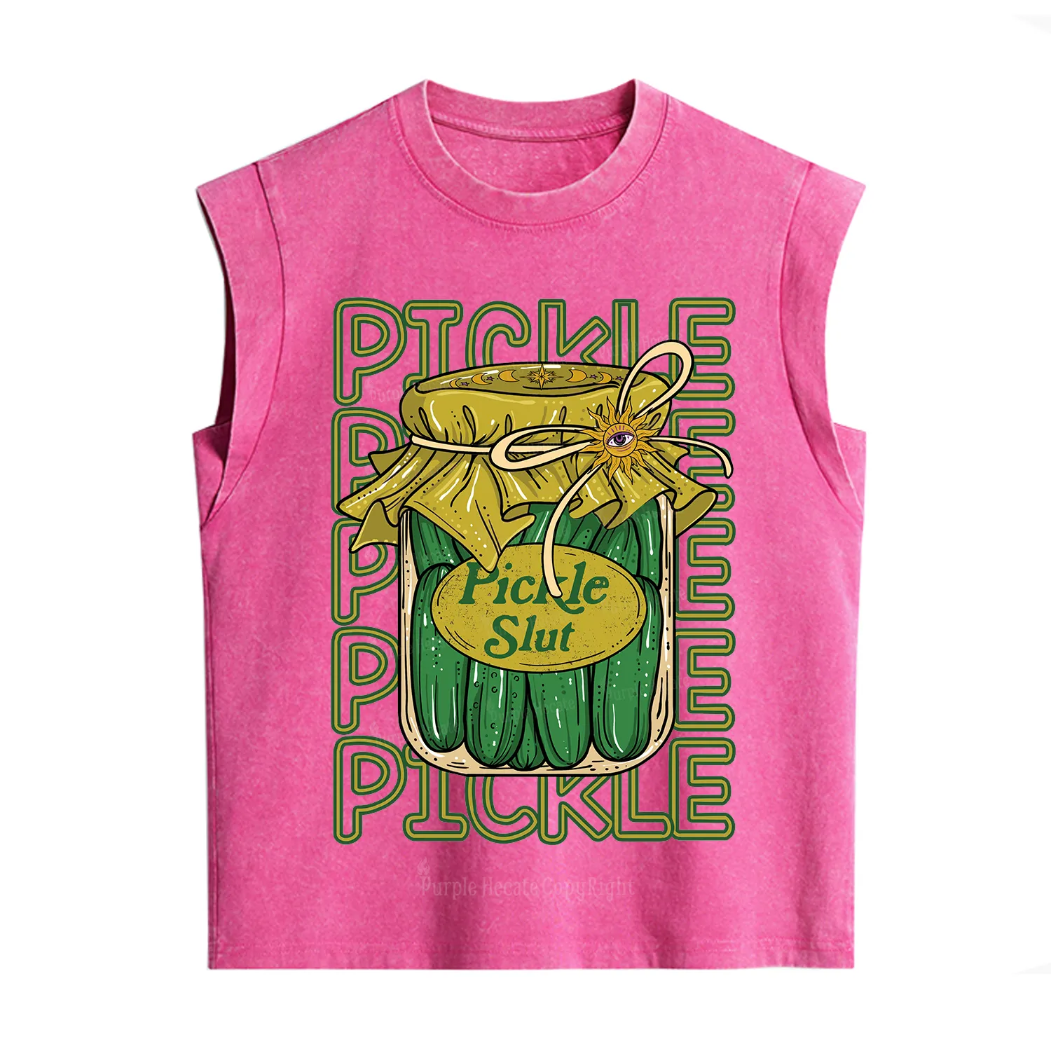 Purplehecate Pickle Slut Vintage Washed Tank