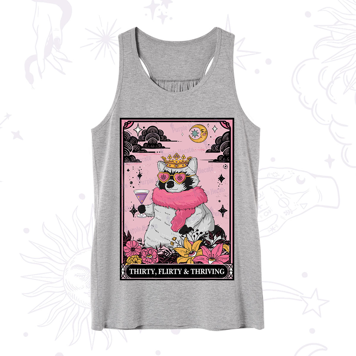 Purplehecate The Thirty Flirty Thriving Oracle Card Tank