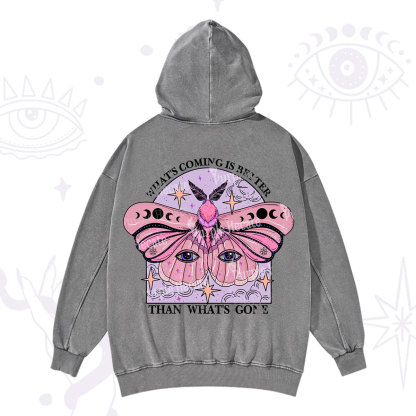 Purplehecate What's Coming Is Better Than What's Gone Washed Hoodie