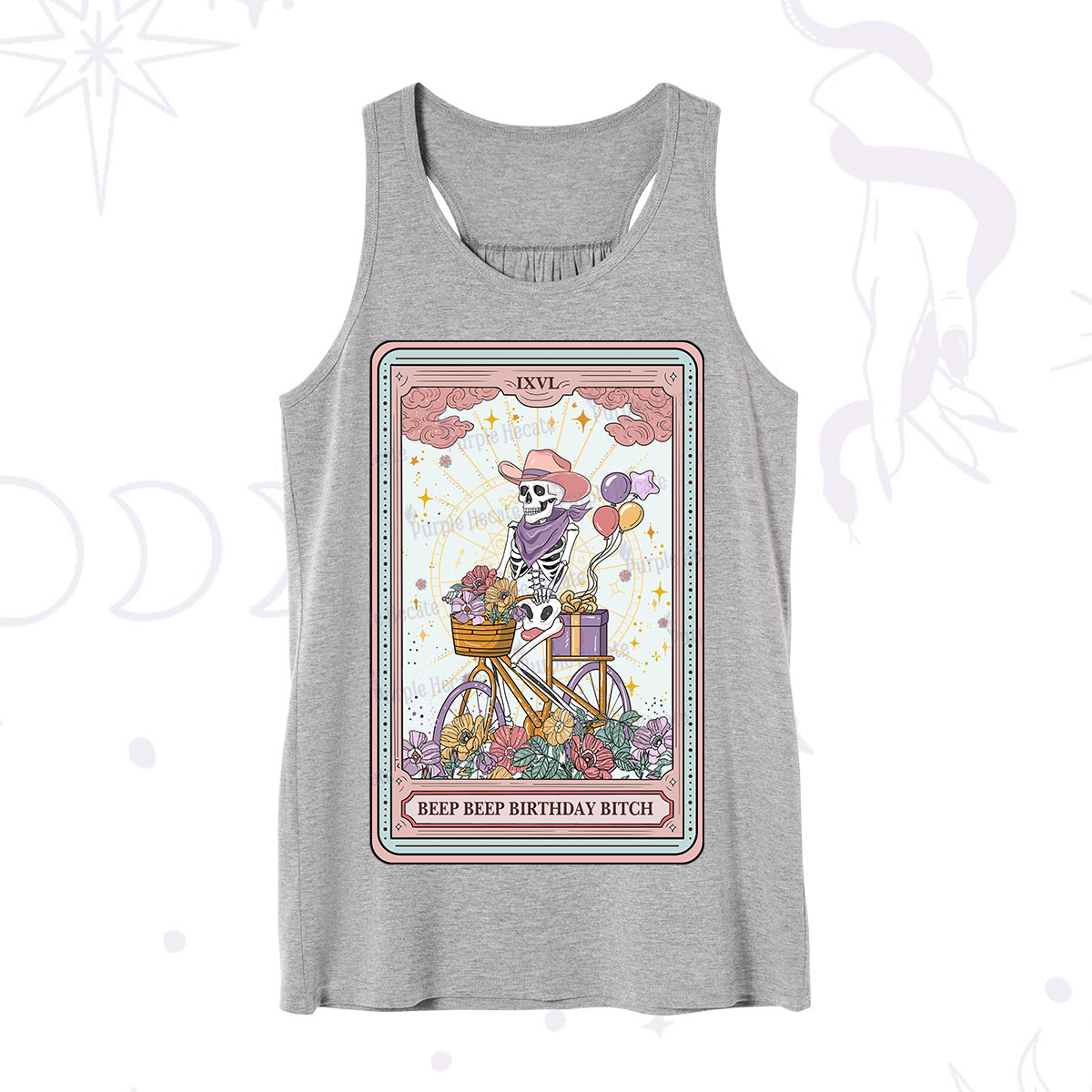 Purplehecate The Beep Beep Birthday Bitch Tarot Tank
